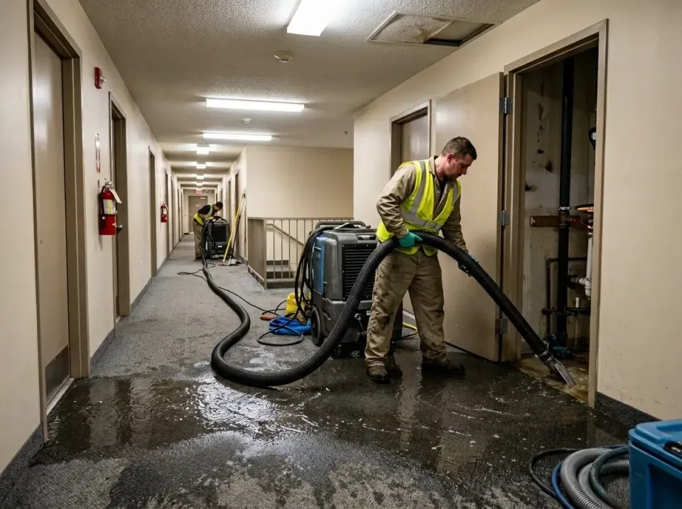 multi-unit-apartment-hallway-f-005 — frequently asked questions, Emergency Burst Pipe Water Extraction & Removal in Rayne, LA
